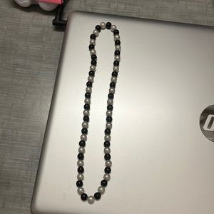 Black and white necklace